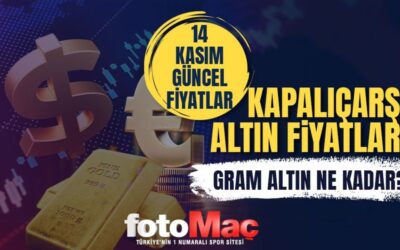14 Kasım Kapalı çarşı anlık altın fiyatları: Gram ve çeyrek altın ne kadar?