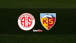 Antalyaspor – Kayserispor maçı CANLI | Trendyol Süper Lig