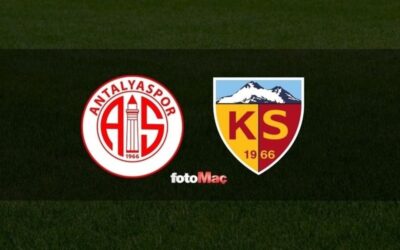 Antalyaspor – Kayserispor maçı CANLI | Trendyol Süper Lig