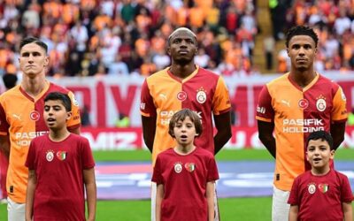 Galatasaray-Göztepe maçında Filistinli çocuklara anlamlı jest
