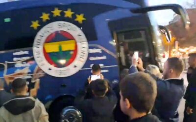 F.Bahçe kafilesi Tüpraş Stadyumu'na geldi