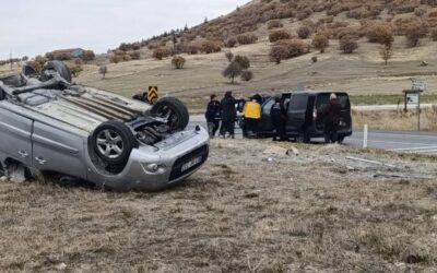 Afyonkarahisar'da feci kaza: Yaralılar var