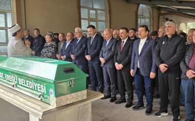 AK Parti Genel Başkanvekili Ala'nın eniştesi son yolculuğuna uğurlandı