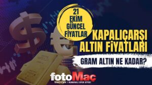 Altın fiyatlarında düşüş sürecek mi? 21 Ekim canlı altın fiyatları | Gram altın alış-satış ne kadar?