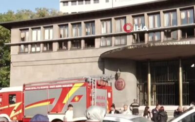 Ankara'da üniversitede gaz sıkışması nedeniyle patlama