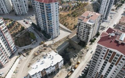 Ankara'da toprak kayması: 17 katlı bina boşaltıldı
