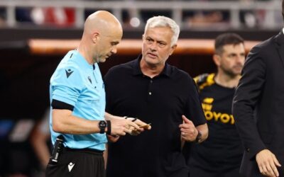 Anthony Taylor’dan Mourinho’ya ağır suçlama: Ailemle seyahat etmeye korkar oldum!