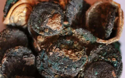 Antik Roma evinden erimiş hazine çıktı