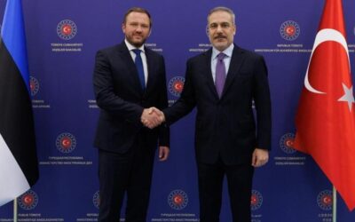 Bakan Fidan, Estonya Dışişleri Bakanı Tsahkna ile görüştü