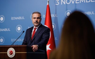 Bakan Fidan, Finlandiya Parlamentosunda hitapta bulundu