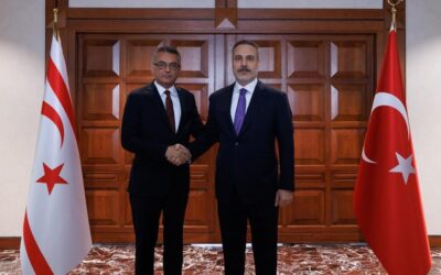 Bakan Fidan, KKTC Cumhurbaşkanı Erhürman ile görüştü