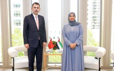 Bakan Kurum BAE'li mevkidaşı Shamsi ile New York'ta görüştü