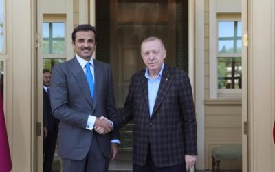 Başkan Erdoğan, Al Sani ile bir araya geldi