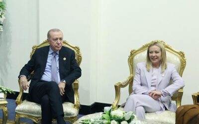 Başkan Erdoğan ile Meloni arasında gülümseten diyalog