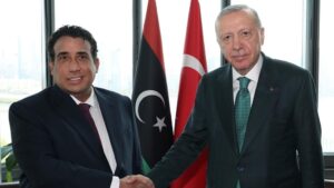 Başkan Erdoğan, Muhammed el-Menfi'yi kabul etti