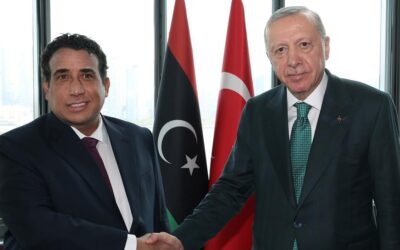 Başkan Erdoğan, Muhammed el-Menfi'yi kabul etti