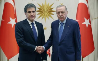 Başkan Erdoğan, Neçirvan Barzani'yi Külliye'de kabul etti