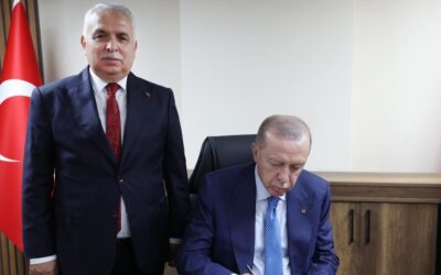 Başkan Erdoğan, Trabzon Valisi Aziz Yıldırım'ı kabul etti