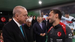 Başkan Erdoğan'dan A Milli Futbol Takımı'na tebrik