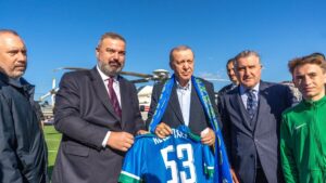 Başkan Erdoğan'dan Çaykur Rizespor'a ziyaret!