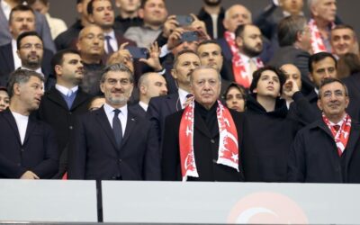 Başkan Erdoğan'dan milli takıma destek… Maçı tribünden izledi