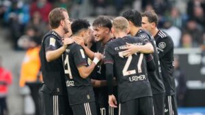 Bayern Münih'ten Mönchengladbach deplasmanında 3 gollü galibiyet
