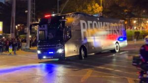 Beşiktaş, Fenerbahçe maçı öncesi stadyuma geldi