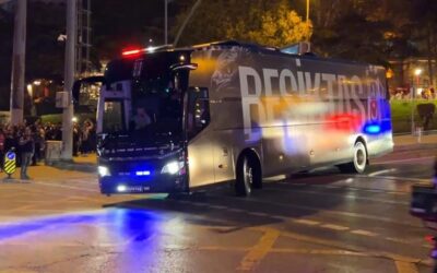 Beşiktaş, Fenerbahçe maçı öncesi stadyuma geldi