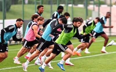 Beşiktaş Sergen Yalçın yönetiminde kondisyon ve taktik çalışması yaptı!