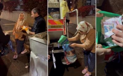 Bir anlık hata yoldan döndü! Çöp arabasını durdurup altınları buldular