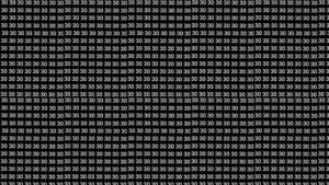 Bu zeka testi göz-beyin koordinasyonunu ölçüyor! 30'ların içindeki 03 nerede?