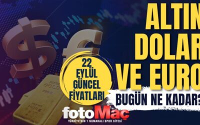 CANLI ALTIN FİYATLARI 22 Eylül: Gram, çeyrek altın ne kadar? Güncel altın ve Dolar kuru