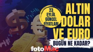 CANLI ALTIN FİYATLARI 23 Eylül: Gram, çeyrek altın ne kadar? Güncel altın ve Dolar kuru