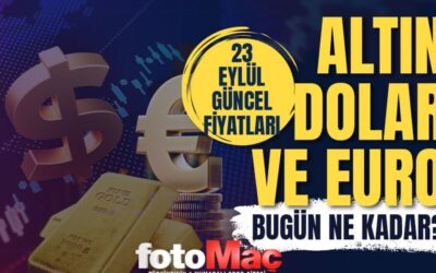 CANLI ALTIN FİYATLARI 23 Eylül: Gram, çeyrek altın ne kadar? Güncel altın ve Dolar kuru