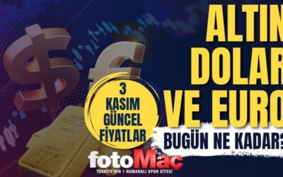 CANLI ALTIN FİYATLARI | 3 Kasım Pazartesi gram altın ne kadar? Çeyrek altın kaç TL?