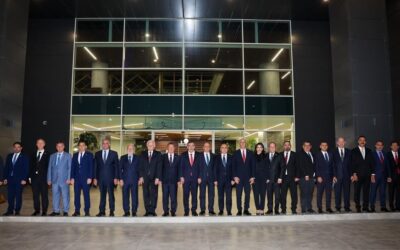 Cevdet Yılmaz, KKTC'nin 42. kuruluş yıl dönümü kutlamaları için Lefkoşa'ya geldi