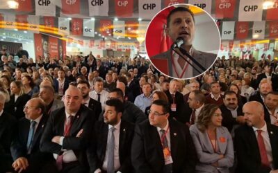 CHP kongresinde ortalık karıştı: "Kovun beni" diyerek salonu terk etti