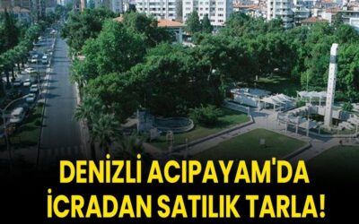 Denizli Acıpayam'da icradan satılık tarla!
