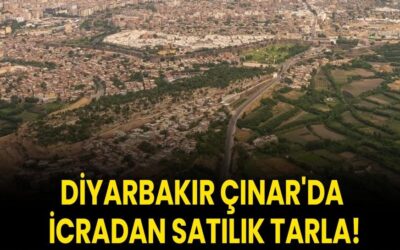 Diyarbakır Çınar'da icradan satılık tarla!