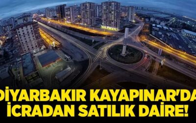 Diyarbakır Kayapınar'da daire icradan satışa sunuluyor…