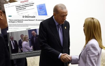 Dünya basını bu diyalogu konuşuyor: Başkan Erdoğan'ın Meloni'ye "sigara" tavsiyesi manşetlere taşındı