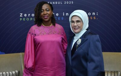 Emine Erdoğan, Fatima Maada Bio ile görüştü