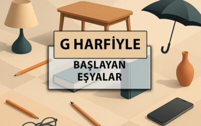 G ile başlayan eşyalar: G harfi ile başlayan eşyalar hangileri?
