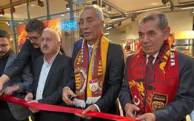 Galatasaray Kulübü Dursun Özbek Mardin'de GS Store mağazasının açılışını yaptı