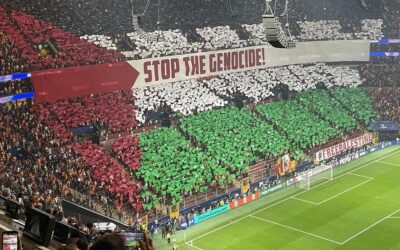 Galatasaray tribünleri Filistin'i unutmadı! "Soykırımı durdurun"
