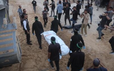 Hamas ve Kızılhaç, Han Yunus'ta esirlerin yer tespiti çalışmalarına tekrar başladı