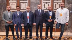 İletişim Başkanı Duran, Gazze'de görev yapan gazetecilerle görüştü: Onların tanıklıkları, tarihin hafızasında yerini koruyacaktır