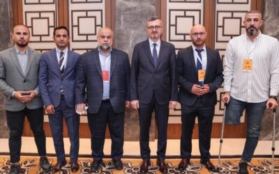 İletişim Başkanı Duran, Gazze'de görev yapan gazetecilerle görüştü: Onların tanıklıkları, tarihin hafızasında yerini koruyacaktır