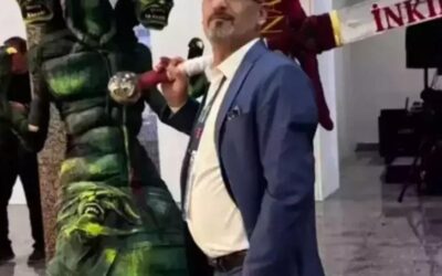 İslam'a saldırı cezasız kalmadı! Fuarda "heykel" provokasyonu