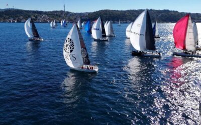 İstanbul Boğazı'nda Cumhuriyet coşkusu